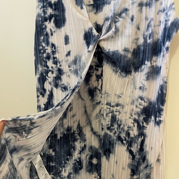 Topshop open back tie dye blouse - Picture 3 of 6